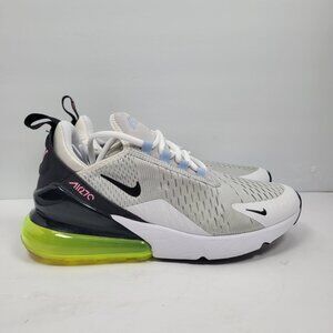 Nike Air Max 270 Pure Platinum Women's Black Gray Sneakers FJ0734-043 US Size 8